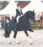  ?? RVL ?? Sophie Jamar vom RV Lenzenhof auf Double Diamand.FOTO: