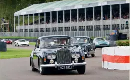  ??  ?? The Silver Cloud is a superb car, says Buckley, and nothing is wrong with the handling