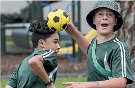  ?? IAIN MCGREGOR/ STUFF ?? Yaldhurst School is one of six Christchur­ch schools learning to play k¯ı-o-rahi.