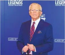  ?? MIKE MCCARN/ASSOCIATED PRESS ?? Joe Gibbs, already an NFL Hall of Fame Coach, was among members inducted into the NASCAR Hall of Fame on Friday. five