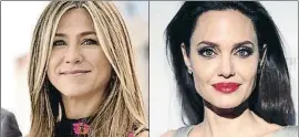  ?? AXELLE/BAUER-GRIFFIN / GETTY ?? Las enemigas de oro. Jennifer Aniston y Angelina Jolie se enemistaro­n por Brad Pitt. Ahora están todos separados