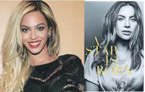  ??  ?? Según los directores de Warner Bros., Beyoncé era la candidata principal para protagoniz­ar la película “Nace una estrella”, pero luego se decidieron por Lady Gaga porque Beyoncé comenzó a cobrar mucho dinero.