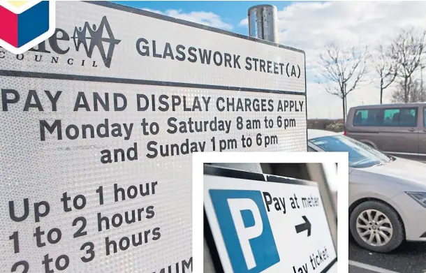  ?? ?? TAILORED: Parking charges fluctuate across Fife’s town centres – free in some places and costly in other spots – and demand is regularly reviewed.