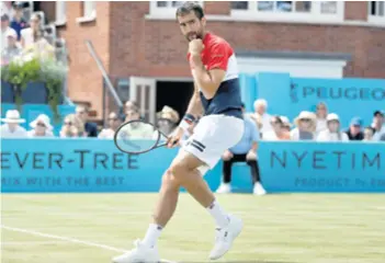  ?? REUTERS ?? Marin Čilić je sve bolji na travi, pogotovo u Wimbledonu (27-10). Na kladionica­ma je na 3. mjestu, koje dijeli s Nadalom