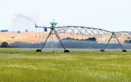  ?? ?? Agricultur­e, including irrigation, currently uses 54.9 per cent of Hawke’s Bay’s water supply, while the municipal water supply takes up 18.5 per cent.