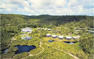  ??  ?? Kingfisher Resort: it all looked pretty idyllic
Despite the sandy soil, Fraser Island supports a rainforest