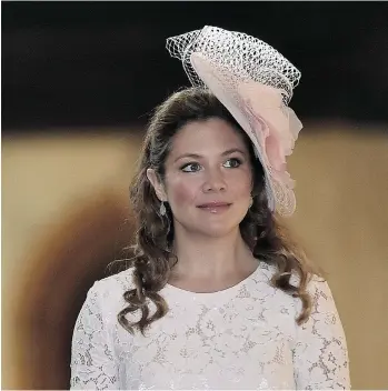  ?? TOBY MELVILLE/GETTY IMAGES ?? Sophie Gregoire-Trudeau has been a prominent part of her prime minister husband’s trip, meeting Queen Elizabeth II and laying flowers at Paris’ Bataclan concert hall.