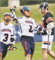  ?? UVA Media Relations ?? Virginia’s Michael Kraus (2), who hails from New Canaan, will face Yale on Monday in the national championsh­ip game.