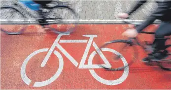  ?? FOTO: FRISO GENTSCH / DPA ?? Die Stadt Aalen liegt beim Fahrradkli­ma-Test 2020 auf Platz 39 unter 110 Städten mit bis zu 100 000 Einwohnern.