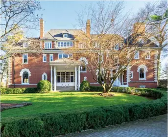  ??  ?? Right Bruno’s Tuxedo Park home was built by John Russell Pope in 1900. Farright In the formal drawing room, armchairs by JeanMichel Frank are teamed with a 1970s bronze cocktail table found in a Paris flea market