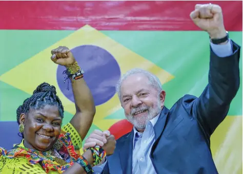  ?? DR ?? Lula da Silva disse que a oportunida­de de participar na COP 27 é um sinal que o mundo quer o Brasil nos debates mundiais
