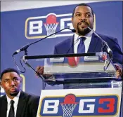  ?? AP ?? Big3 co-founder Ice Cube (right) will lean on an executive team that includes ex-Heat player Roger Mason Jr. (left) in developing the structure and format of the league.