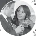  ?? JOHN FLEENOR, ABC ?? Tony Goldwyn and Kerry Washington drink in the crazy on Scandal.