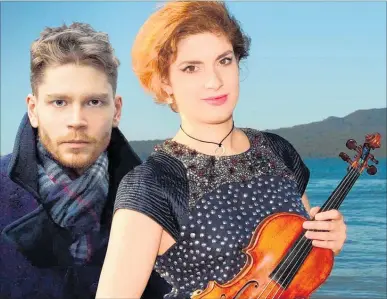  ??  ?? Russian pianist Andrey Gugnin and Romanian violinist Ioana Cristina Goicea will be performing in Waikanae.