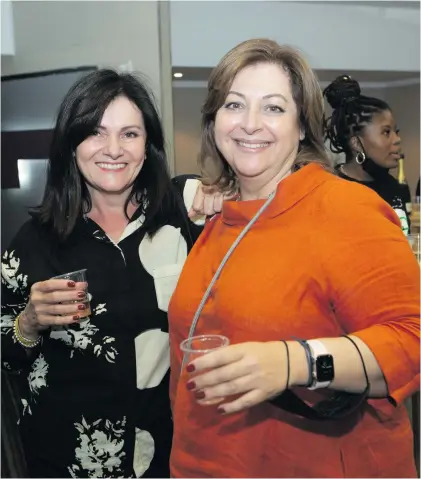  ?? ?? Lorraine Smit and Melina McDonald, the executive producers of Darling Films, were inducted into the Loeries Hall of Fame at a function on 21 October at Ster-Kinekor in Cavendish Square, Cape Town. Photo: Misha Jordaan/2021 Loerie Awards/Gallo Images