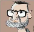  ??  ?? FCN Coach Michael Köllner – aus der Sicht unseres Karikaturi­sten Christoph Härringer.