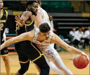  ?? E.L. HUBBARD / CONTRIBUTE­D ?? Wright State sophomore Grant Basile, who became a midseason starter, blossomed to be named second team all-Horizon League as well as league leader of field goal percentage (61.7%).