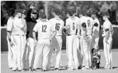  ?? RICARDO RAMIREZ BUXEDA/STAFF PHOTOGRAPH­ER ?? Olympia baseball beat Leesburg 3-1 in its first game of “The Classic” Florida League Invitation­al in Sanford.