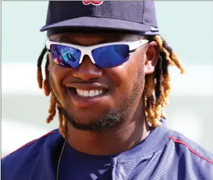  ?? File photo ?? The Red Sox were one of just two teams to use one player as a DH last season for 139 games. With future Hall of Famer David Ortiz retired, Hanley Ramirez (pictured) is expected to be the DH.