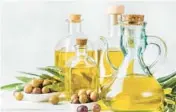  ?? DREAMSTIME ?? Studies show that people who regularly consumed olive oil were less likely to have cardiovasc­ular events.