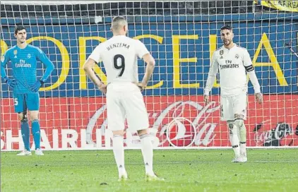  ?? FOTO: AP ?? El Real Madrid tropezó ante el Villarreal el pasado jueves (2-2) Los blancos están pinchando más de la cuenta en la presente Liga