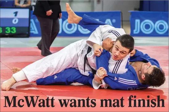  ?? ?? Stuart McWatt missed out on the Olympics in Tokyo last year