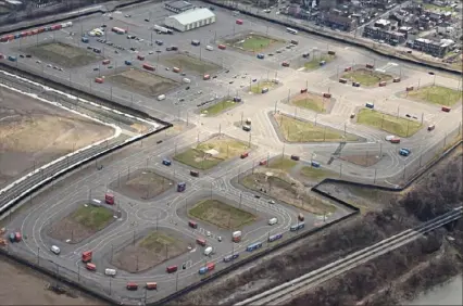  ?? Darrell Sapp/Post-Gazette ?? The Uber test track in Hazelwood is seen in April 2018.