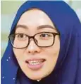  ??  ?? Puan Liyana Tan Abdullah