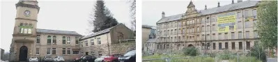  ??  ?? SHAW LODGE MILLS, HALIFAX With a feasibilit­y study and project brief, and initial investment of £100,000, could create a space for 208 jobs CONDITIONI­NG HOUSE, BRADFORD With a planning strategy and brokerage, as well as investment or grants, could...