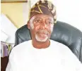  ??  ?? The late Dr Fredrick Fasehun