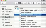  ??  ?? In Finder, shared status is denoted in filenames in most views, and in column view’s right pane.