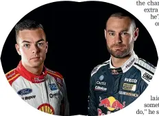  ?? GETTY IMAGES ?? Scott McLaughlin, left, and Shane van Gisbergen will recommence battle in Adelaide this weekend.