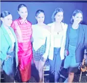  ?? ?? MISS Universe 2018 and Smile Train Global Ambassador and Catriona Gray (second from left).