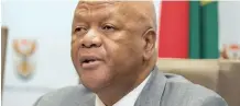  ?? GCIS ?? SOUTH African Energy Minister Jeff Radebe said that the agreement was to ensure the peace process in South Sudan was anchored with economic developmen­t. |