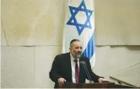  ?? (Marc Israel Sellem/The Jerusalem Post) ?? INTERIOR MINISTER Arye Deri tries to prevent Haifa mayor Einat Kalisch-Rotem from appointing Raja Za’atra as the city’s deputy mayor.