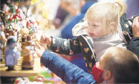  ?? RICK KINTZEL/THE MORNING CALL ?? Christlkin­dlmarkt, the popular annual holiday market, will open on Nov. 19 for its 29th year.