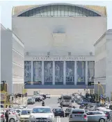  ??  ?? You can see prime examples of fascist-era architectu­re in Mussolini's E.U.R. suburb, just south of Rome.