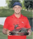  ?? AFP ?? Bryson DeChambeau with the trophy.