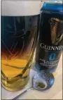  ?? PHOTOS BY JEFF BURKHART ?? Guinness offers a nonalcohol­ic beer.