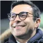  ??  ?? RADICAL MOVE: Leeds owner Andrea Radrizzani