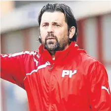  ??  ?? Dundee manager Paul Hartley.