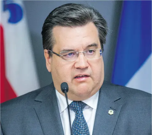  ?? ERNEST DOROSZUK / POSTMEDIA NEWS FILES ?? Montreal Mayor Denis Coderre.