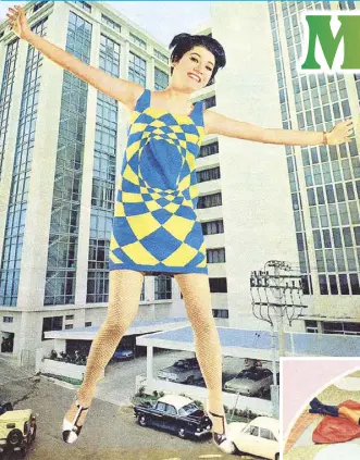  ??  ?? Makati’s skyscraper­s were perfect for the pop fashion of the swinging ’60s.