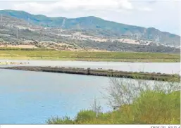  ?? JORGE DEL ÁGUILA ?? El pantano de Charco Redondo, la semana pasada.