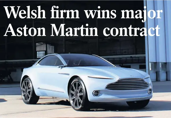  ??  ?? > Ammanford-based constructi­on firm TRJ Ltd has won a further contract to work on Aston Martin’s DBX facility at St Athan