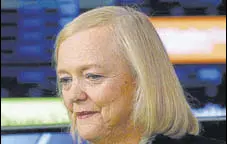  ?? REUTERS/FILE ?? Meg Whitman: What next?