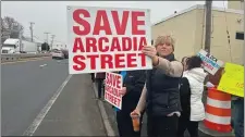  ?? LANCE REYNOLDS — BOSTON HERALD ?? Revere residents on Friday protested the site of a proposed “restorativ­e, educationa­l housing” facility.