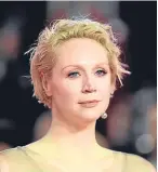  ??  ?? Gwendoline Christie – Stormtroop­er commander Captain Phasma.