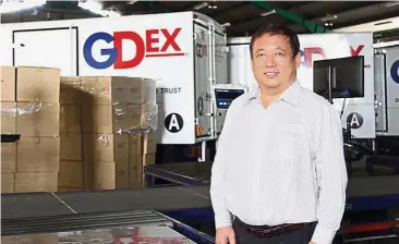  ??  ?? Product upgrade: Teong says GDEx’s goal is to improve and expand its product range, by coming up with products that will appeal to retailers.