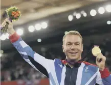  ??  ?? 0 Sir Chris Hoy took the gold medal in the men’s keirin final at the London Olympic Games on this day in 2012